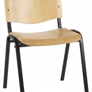 Chaise empilable en bois Claudia - 1