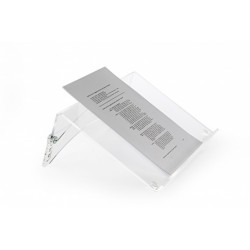 FlexDoc Cristal Clear - Porte-documents compact transparent