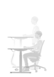 Bureaux ergonomiques Skala réglables - Utilisation individuelle