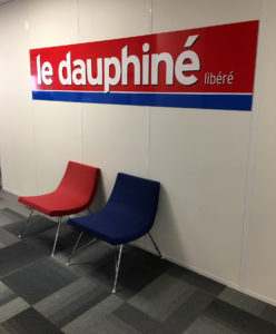 Grenoble : aménagement des bureaux du Dauphiné Libéré